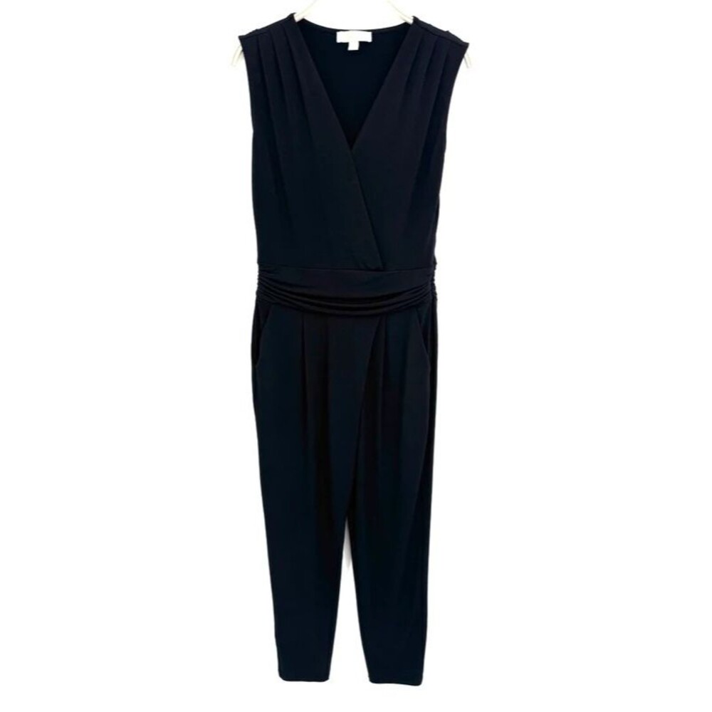 Michael Michael Kors Black Stretch Jumpsuit Size Small